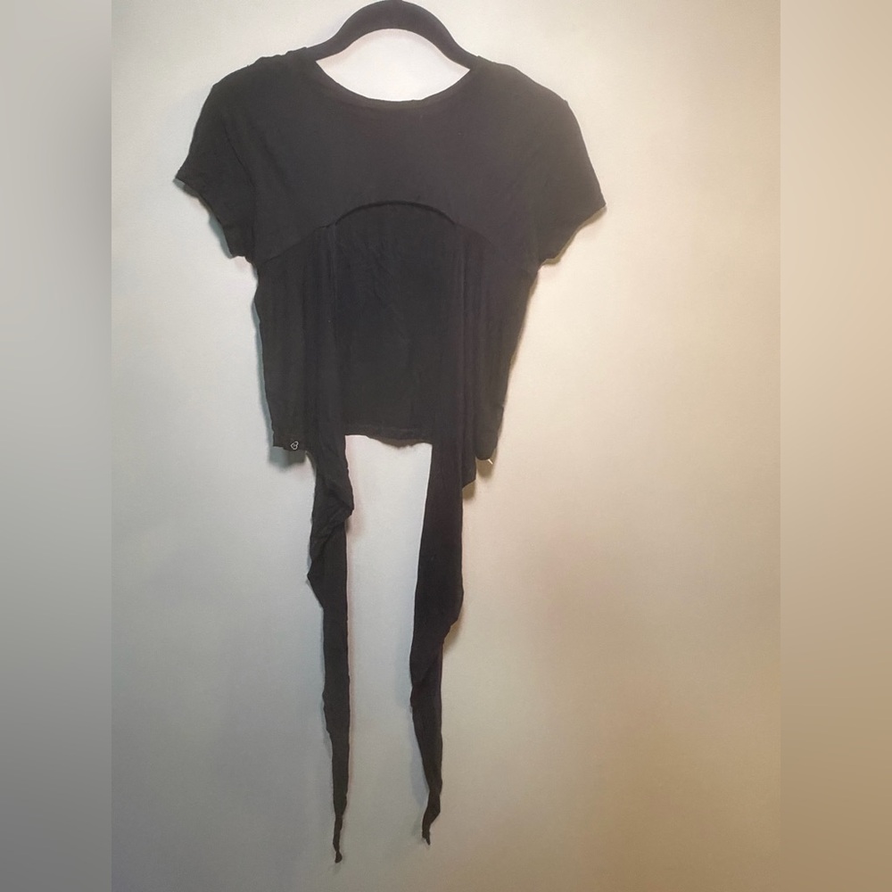 Blogilates Target Reversible Bow Back Short Sleeve Wrap Top Small - Picture 4 of 10